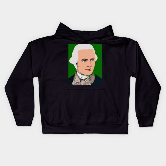 captain james cook Kids Hoodie by oryan80